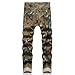 TMMMT Men's Fashion Camouflage Slim Jeans Pants(34,8821 Camouflage)