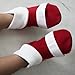 Yayiha Non Skid Anti Slip Socks Hedgehog Cosplay Slipper Socks for 1-12 Years Kids Infants Boys Girls, Red