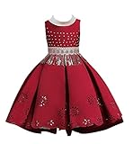 Reißverschluss Bridess mädchen ballkleid Ballkleider Kinder lang Kleider blumenmädchen Hochzeit Kommunion weiß Kommunionkleid kommunionkleider 140 weise monny 152 176 schlicht 146 mädchen ballkleid Ballkleider