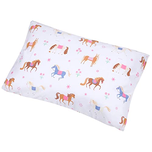 Wildkin Kids 7 Pc Full Bed In A Bag For Boys And Girls, Microfiber Bedding Set Includes Comforter, Flat Sheet, Fitted Sheet, Two Pillow Cases And Two Shams (Horses) #TOP6