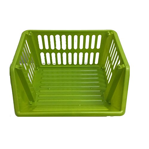 Grande, 3u00a0cestas de apilamiento Tier almacenamiento Veg rack plástico Stackers 35u00a0cm