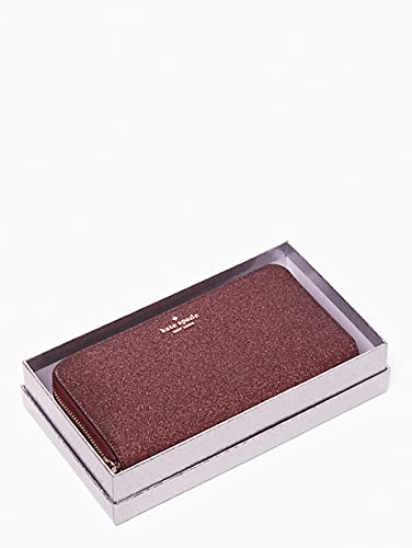 Kate Spade New York Shimmy Glitter Boxed Large Continental Wallet (Deep Nova) #TOP1