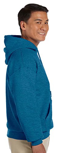 Gildan Men's Rib Knit Pouch Pocket Hooded Sweatshirt3