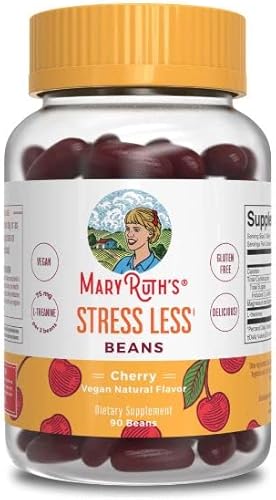 MaryRuth's Magnesium Citrate Vita-Beans | 1 Month Supply | Magnesium Supplement with L-Theanine | Calm Magnesium for Adults & Kids 14+ | Bone, Nerve, Gut Health | Vegan | Non-GMO | 60 Count