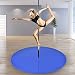 Tangkula Pole Dance Mat Foldable Yoga Exercise Safety Dancing Cushion Steel Pipe Crash Mat, Dia 5ft x 2" (Blue)