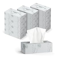 by Amazon Fazzoletti di Carta per il Viso a 4 Veli, 1200 Fogli (12 Confezioni da 100 Fogli)