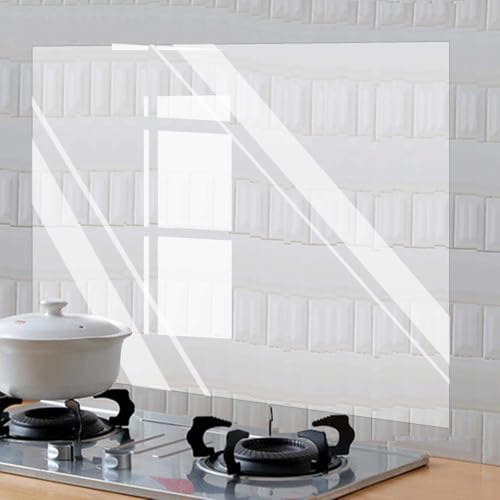 Image of Wall Protection Sheet- Clear Contact Paper Furniture Liner, Transparent Kitchen Backplash Proof || Peel & Stick Cover for Counters - Kitchen Furniture and Walls || (12 x 100 Inch)