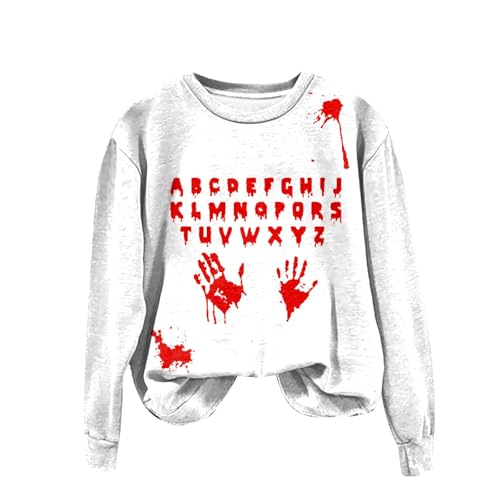 Sweatshirt femme original pull sarcastique imprimé doux argent taille M