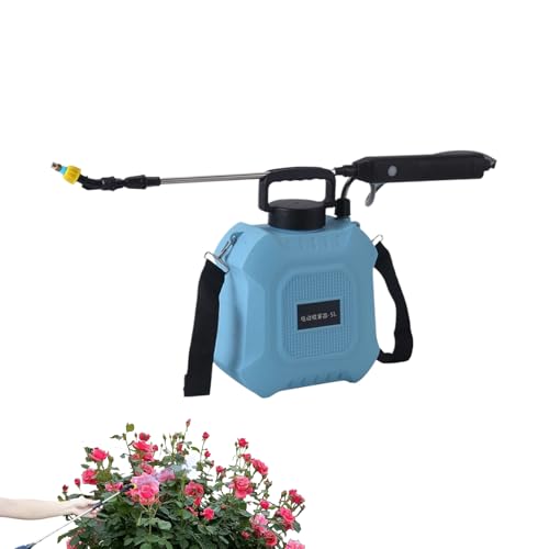 Zestivra Pulverizador Jardín - Pulverizador de Jardín Eléctrico Tipo-C Ajustable | Accesorios De Jardinería Con 3 Boquillas para Horticultura Doméstica, Riego, Limpieza, Agricultura Y Cuidado de