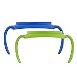 Dr. Brown's 2 Piece Transition Cup Handles, Blue/Green, 6 M Plus