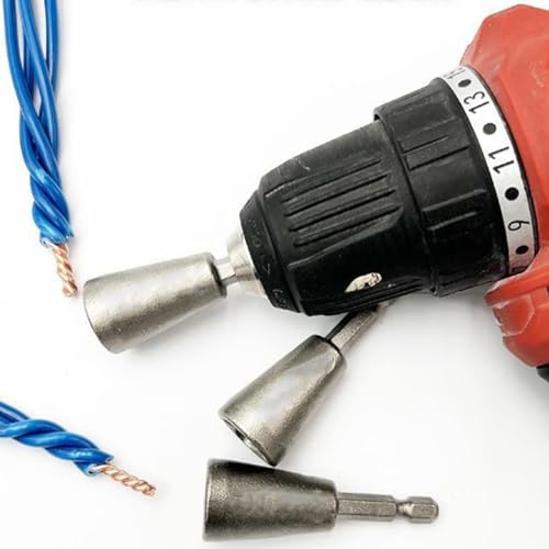 Herramienta para torcer cables de 2 a 6 hilos, acero al carbono, diseño ergonómico para aumento de productividad, apta para cables blandos y duros, ideal para casa y obra miniatura 7