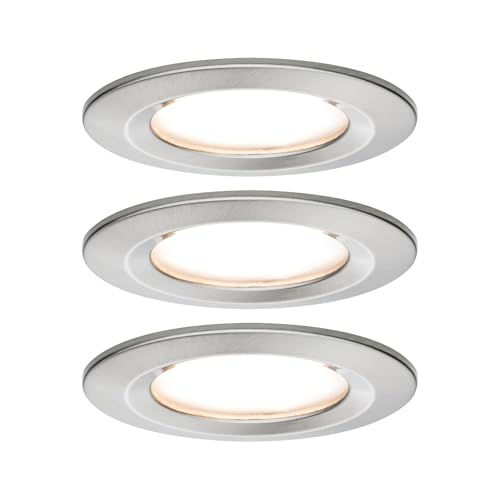 Kit encastrés LED Coin Slim Paulmann pour éclairage chaleureux du salon