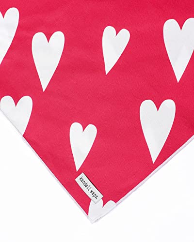 Valentines Day Heart Dog Bandana For Large Medium And Small Dogs (Medium) #TOP6