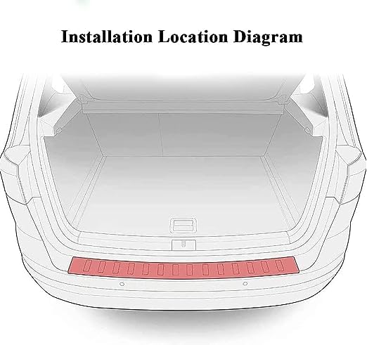 Antigraffio Paraurti Posteriore Protezione Paraurti In Acciaio Per Mitsubishi ASX 2010-2016 - Cromato, Resistente E Facile Da Installare Paraurti Bagagliaio Acciaio Inox