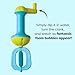 HABA Kids Bubble Bath Whisk 2 Pack - Bath Toys for Sensory Play, Motor Skill Development, Water Play and Bath Time Fun