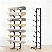 BXKCFYBSQ 5/7-Layer Skateboard Rack Floor Stand,Heavy Duty Sports Equipment Shelf,Surfboard Display Rack with Adjustable Feet,100kg Load Capacity(110x30x30cm)