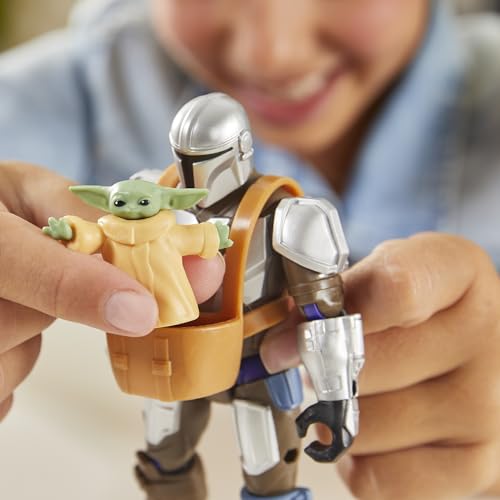 MixMashers Star Wars™ Mandalorian ve Grogu Özel Karıştır ve Birleştir Deluxe Aksiyon Figürü Seti ve Aksesuarları
