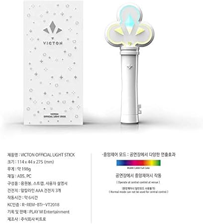 Amazon Com Kakao M Light Stick Victon Official Light Stick Alice Concert Fan Light Home Kitchen