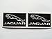 2 Jaguar Black on Black 3 " Die Cut Decals