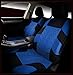 ZZYFDC 9pcs Car Seat Covers for Jeep Cherokee Grand Cherokee 2003-2018 2019 2020 2021 2022 2023 2024 2025, Cloth Car Seat Cushion Full Set Breathable Washable Front Rear Protectors Accessories