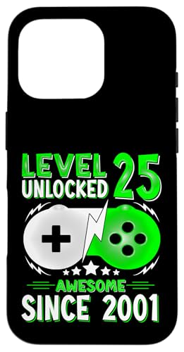 Level 25 Unlocked Birthday 25 Years Old Gifts 25th Birthday �X�}�z�P�[�X iPhone 16 Pro �p