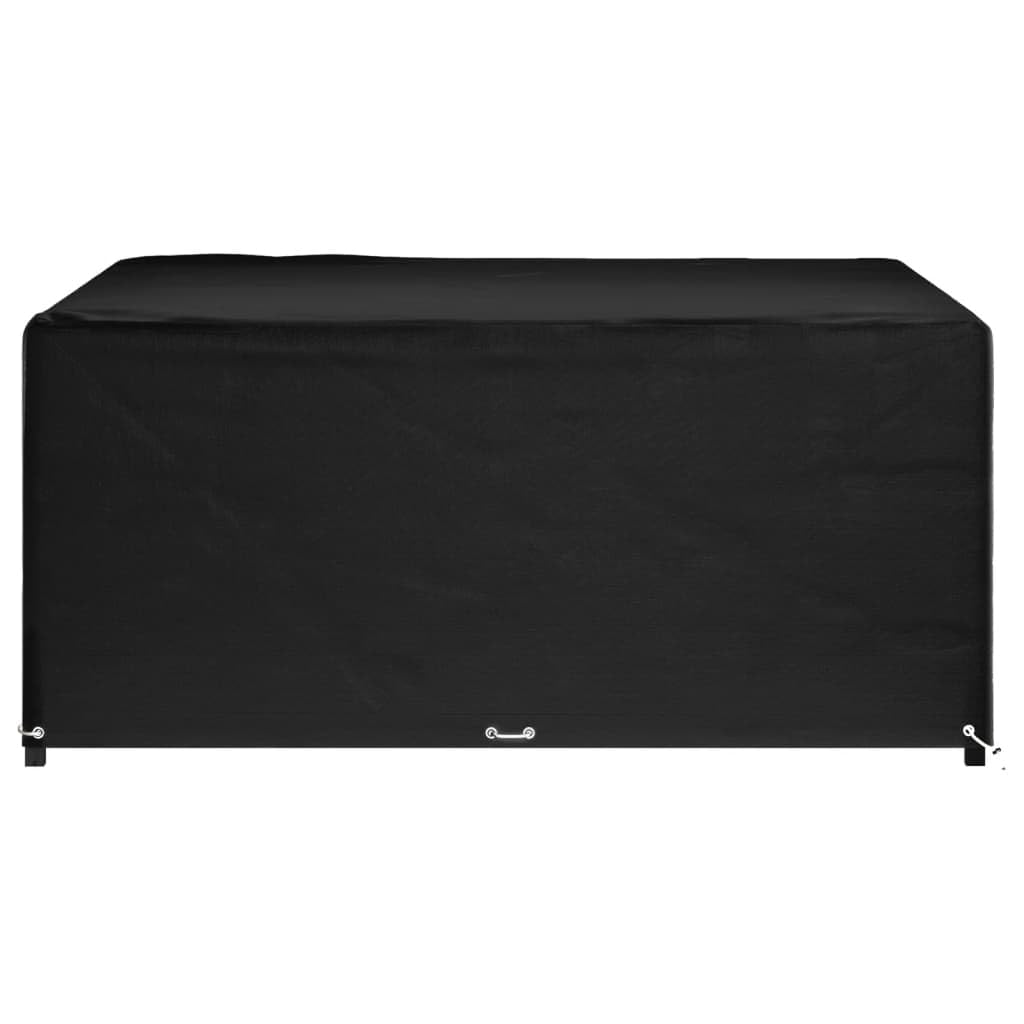 PE Gartenmöbel-Abdeckung 300x300x75 cm Quadratisch | 16 Aluminiumösen, Mit Seil, Leicht Zusammenfaltbar, Für Rattanmöbel