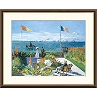 Amazon.co.jp: JHA 絵画 アート額絵 世界の名画 モネ「サンタドレスの