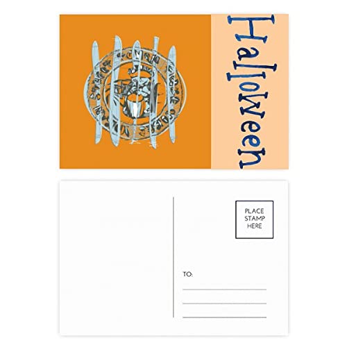 Cartes postales d'Halloween animaux dessin animé : lot de 20 cartes pour fêter l'automne sans faire peur