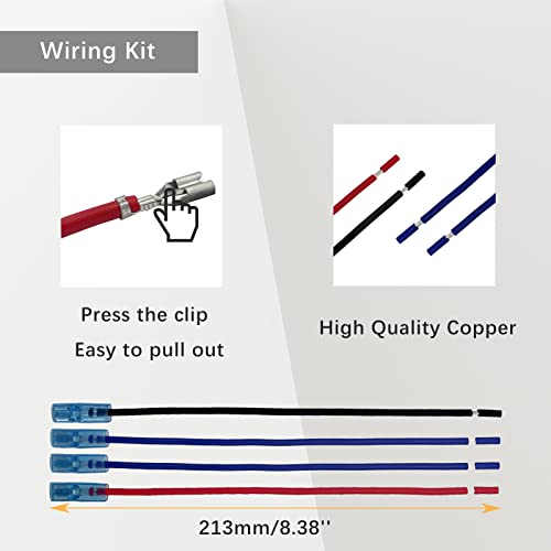 Painel de interruptor basculante de bomba de porão de 3 vias, 4 pinos liga/desliga (ON) SPDT Interru