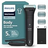 Philips Bodygroom series 5000, Afeitadora corporal, íntimo y delicado con la piel,Sistema de afeitado Triple Protect,...