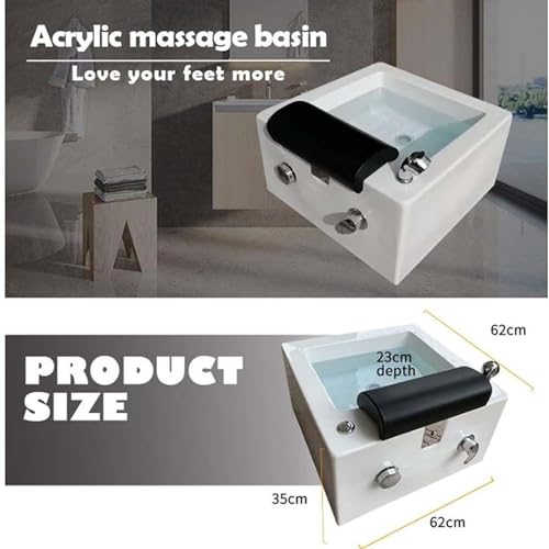 Bañera portátil para pies Spa con masaje y drenaje automático miniatura 2
