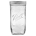 Ball Wide Mouth Pint and Half Glass Mason Jars with Lids and Bands, 24-Ounces, 9-Count