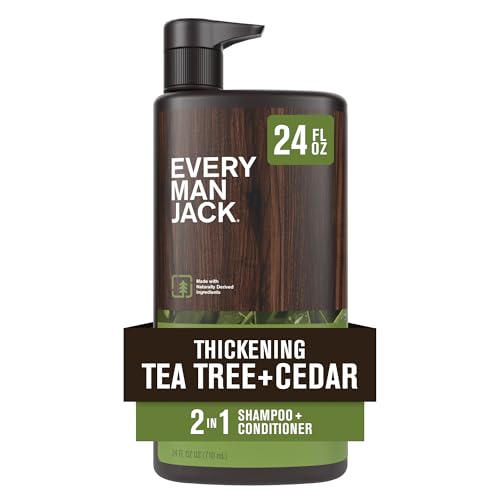 Every Man Jack Men's Tea Tree Shampoo & Conditioner 2-in-1, 24 oz  Deal