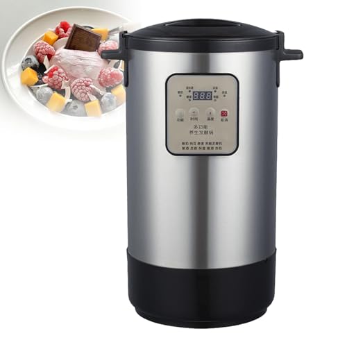 MáQuina Para Hacer Yogurt De Acero Inoxidable, MáQuina Para Hacer Yogurt Griego De Acero Inoxidable, MáQuina Digital Para Hacer Yogurt Con Control De Tiempo Y Temperatura,12L