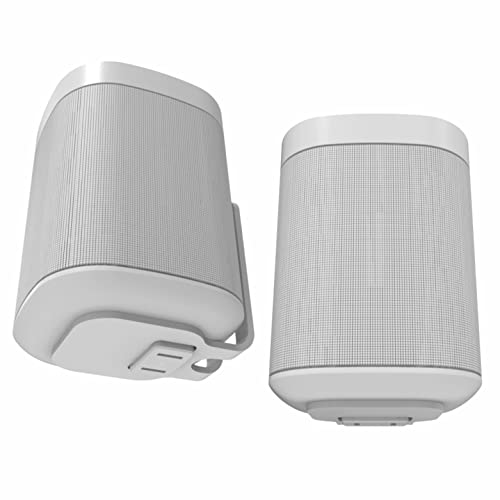 2 x One, One SL & Play:1 Soporte de Montaje en Pared, Paquete Doble, Blanco, Compatible con los Altavoces One & PLAY1 de Sonos, diseñado en el Reino Unido Cover