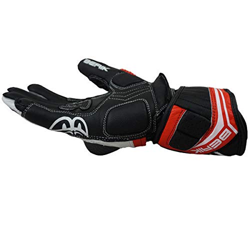 Amazon | BERIK GOAT LEATHER RACING GLOVE G-10723-BK ベリック