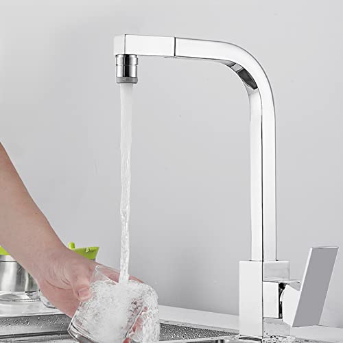 Robinet de cuisine extractible resout le manque d'espace evier
