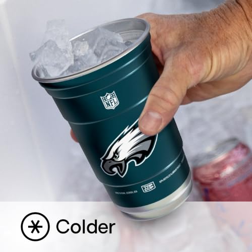 Top Cup NFL Philadelphia Eagles Aluminum Party Cups, 20oz, 20 Count - Image 3