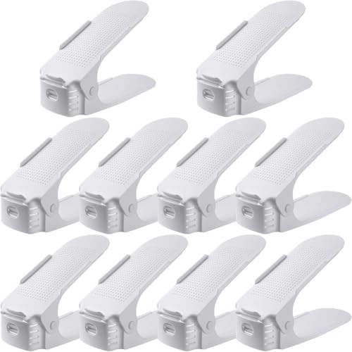 Rangement à chaussures empilable et réglable pour optimiser vos placards de maison - 3