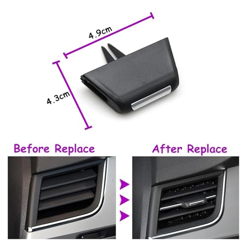 Grille de ventilation AC pour Q7 réparez vos clips cassés avec le kit 4M1820901 - 7