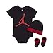 Produktbild Jordan Jumpman Baby Bodysuit, Beanie and Booties Set Size 6-12M (Black)
