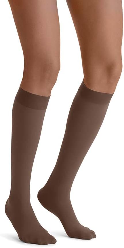 JOBST Opaque Compression Stockings, 20-30 mmHg, Knee High, Closed Toe