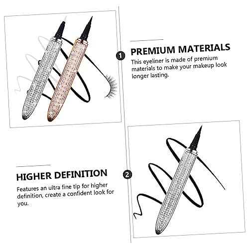 Eyeliner autoadhesivo impermeable 2 piezas fácil de remover miniatura 7