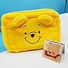 Pooh Travel Cosmetic Bag Large Capacity Cosmetic Pouch Makeup Bag With Zipper Plush Travel Toiletry Bag Makeup Accessories Organizer Foldable Storage Bags Makeup Pouch For Women Girls