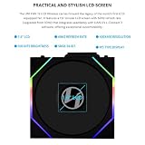 Lian Li UNI Fan TL LCD 120 Wireless - pojedyncze opakowanie (odwrotne ostrze) - kontroler nie jest dołączony - bezprzewodowe sterowanie 2,4 GHz - konstrukcja lustra nieskończoności - wymagany