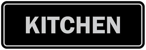 Miniatura 21 de Signs ByLITA Letrero de cocina estándar (plata cepillada) - Grande Brushed Silver,Negro y dorado,Azul / Patchwork,Oro cepillado,Marrón
