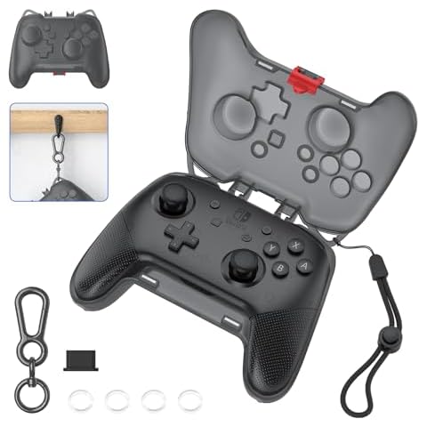 Controller Case for Switch Pro Game Controller, Protective Case for Nintendo Switch Pro Controller, Carrying Travel Case Switch Pro Controller Storage Remote Holder Bag Cover, Switch Game Accessories Cover