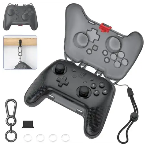Controller Case for Switch Pro Game Controller, Protective Case for Nintendo Switch Pro Controller, Carrying Travel Case Switch Pro Controller Storage Remote Holder Bag Cover, Switch Game Accessories Cover