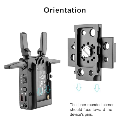 Image of FOMITO NP-F1 Dual-Sided NP-F Plate, All-Aluminum Alloy, for Monitor, LED Light, Wireless Transmitter