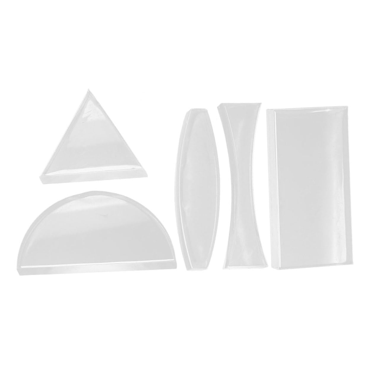 PRETYZOOM 5 Series Juego De Lentes Ópticos Cóncavo Experimentar Ayudas De Aprendizaje Lente De Enseñanza De La Ciencia Lente Cóncava Convexa Lentes Convexas Vidrio Transparent 5 Piezas X 5